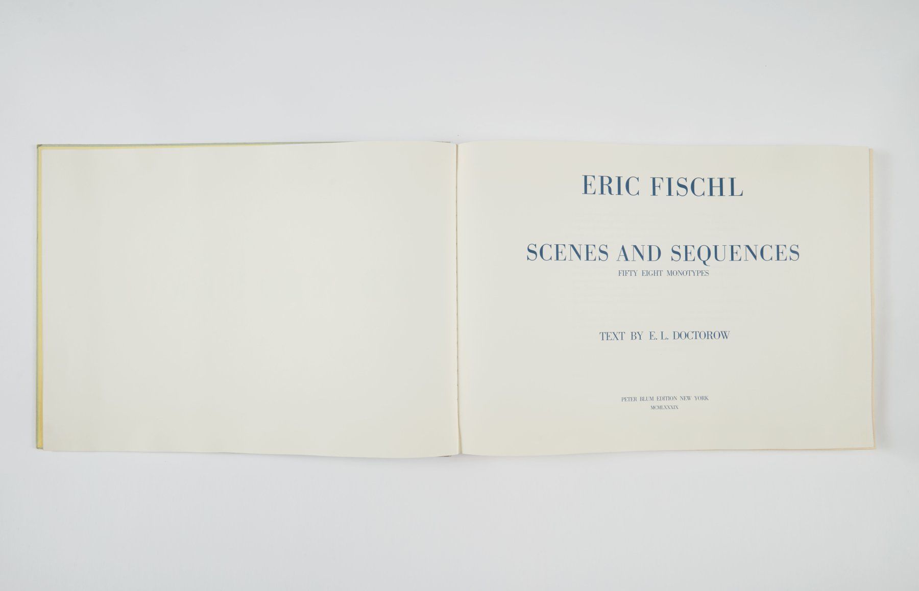 Libri: Eric Fischl "Scenes and Sequences" 1989 – Usato da Winterthur venduto da Hest1 1