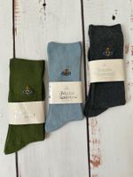 Ribbed Socks Vivienne Westwood with embroidered crown