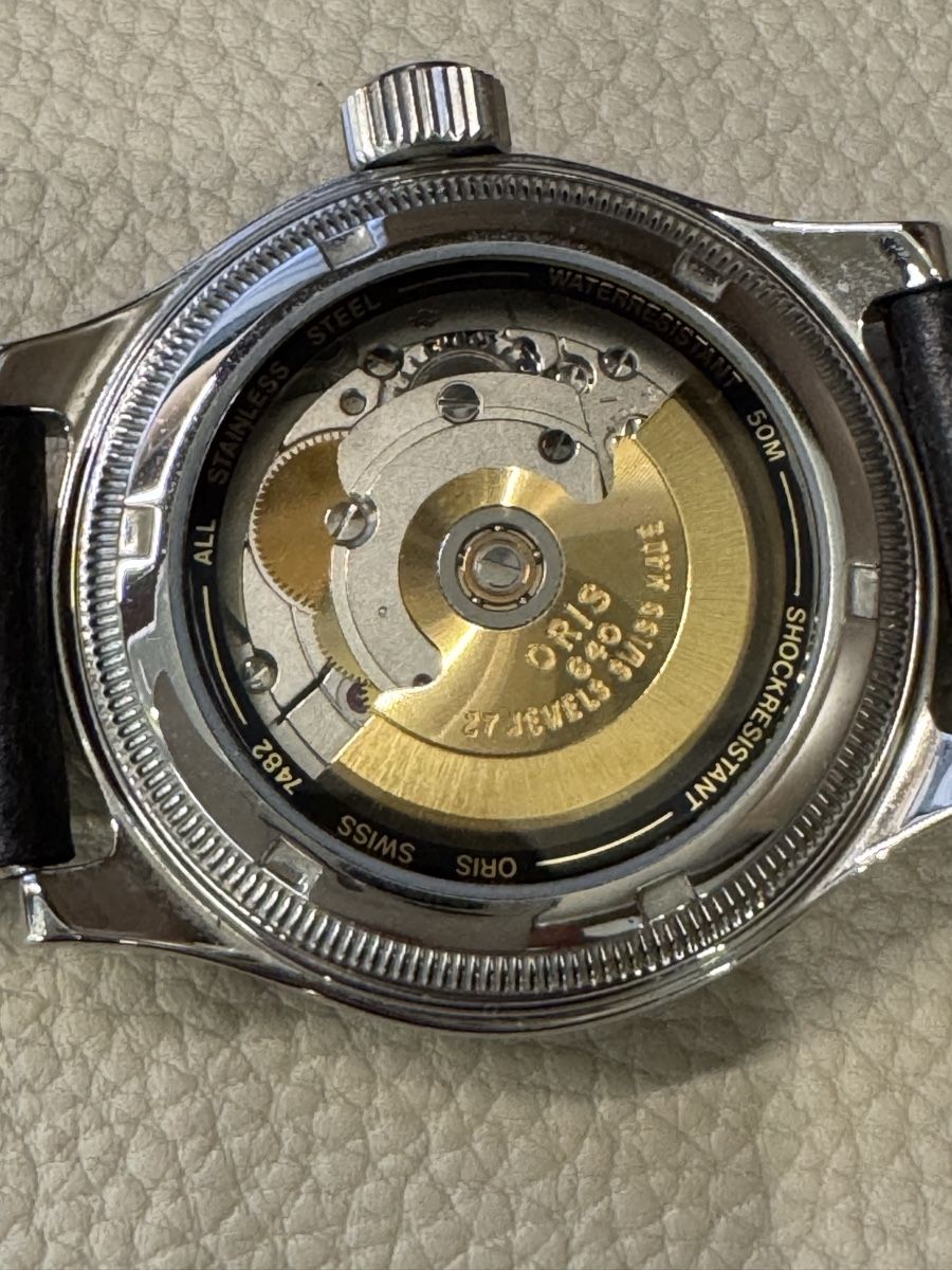 Oris Orologi: Oris Automatic Herrenuhr mit Lederarmband, gute Zustand – Usato da Montévraz venduto da W1965 4