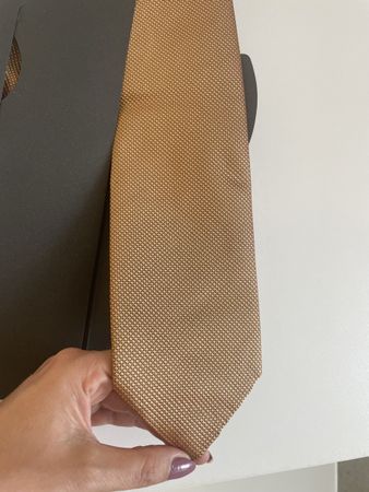Krawatte Tino Cosma braun mit Muster guter Zustand