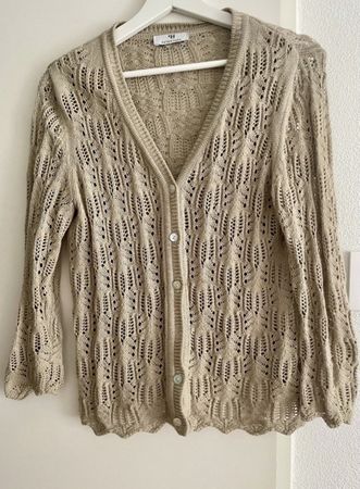 Strickjacke Cardigan Peter Hahn beige 38