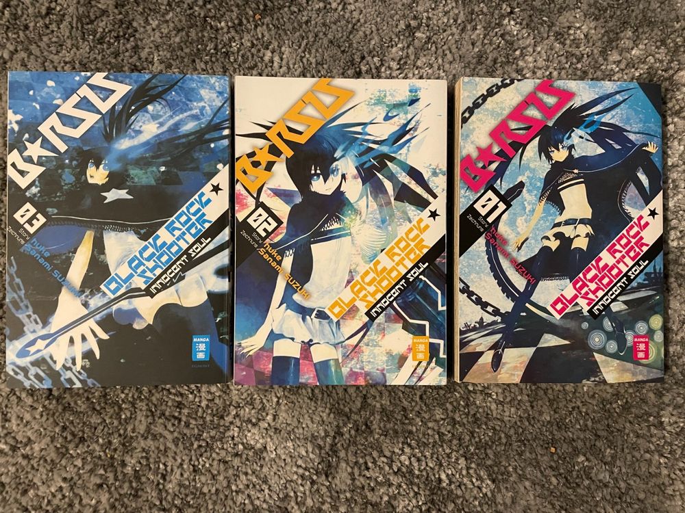 Black Rock Shooter Manga Innocent Soul Vol 1-3 (Gebraucht) in für CHF 8 ...