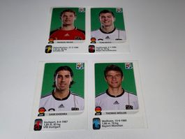Panini FIFA WM 2010 - 4 Update-Sticker Deutschland - Selten