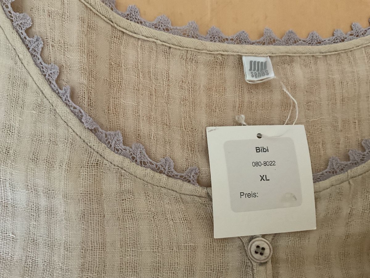 Camicette: Senas Linen/Baumwolle Bluse Ärmellos – Nuovo (secondo la descrizione) da Wil ZH venduto da RiccardaWegmann 7