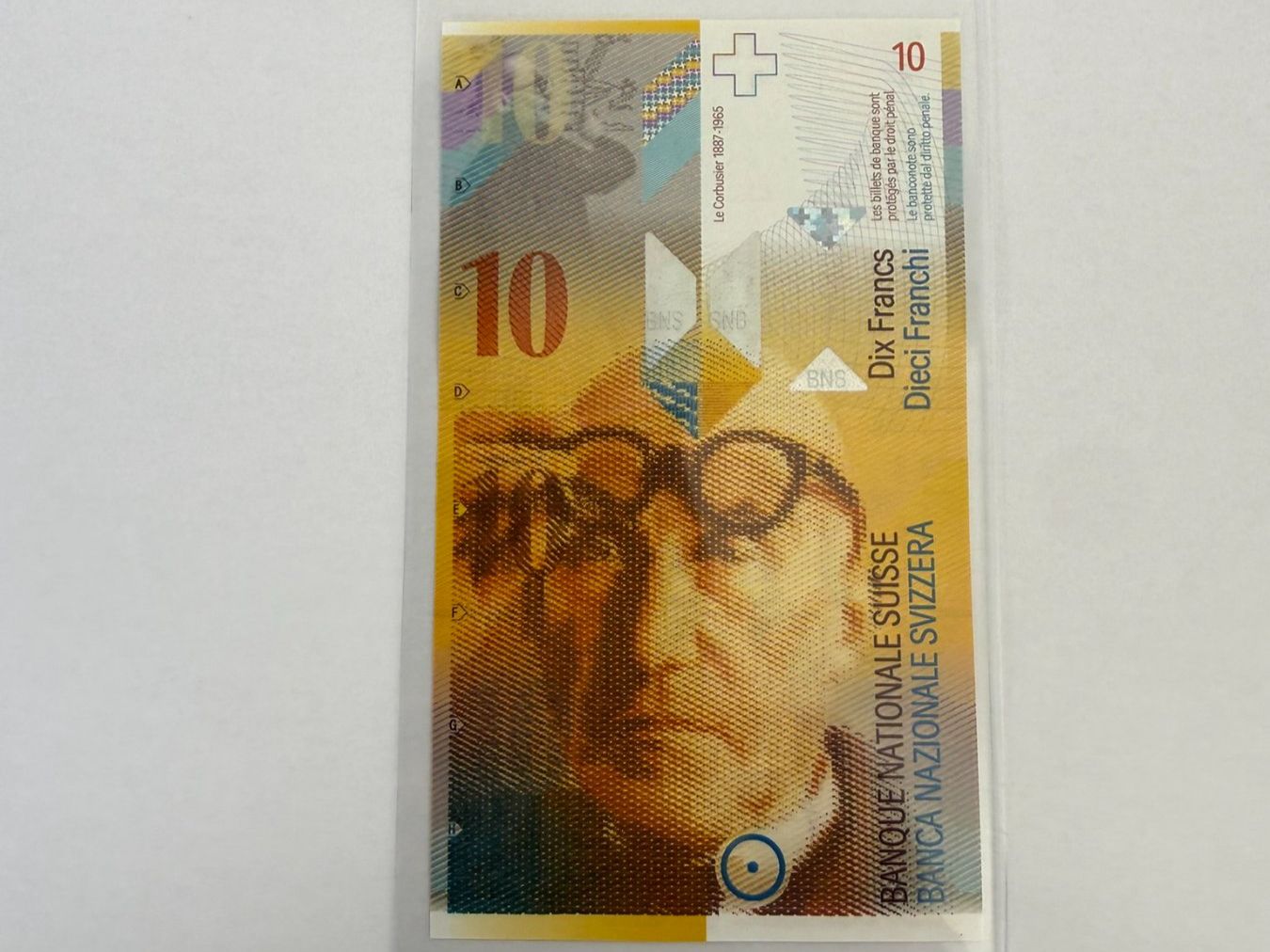 Banknoten: 10 Fr. Banknote 2013 – Gebraucht aus Saas-Fee von edy_z6q9
