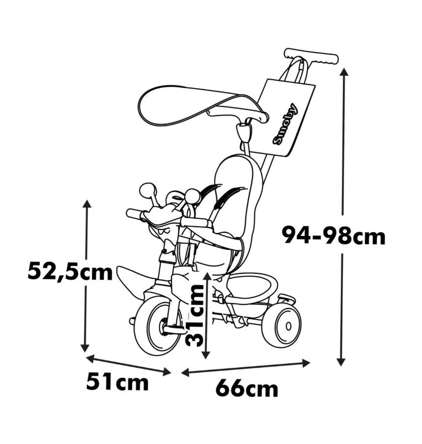 Smoby Véhicules pour enfants: Smoby Dreirad – D'occasion à Bülach par Db27 7