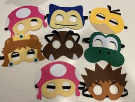 Cartoon kids mask - birthday party