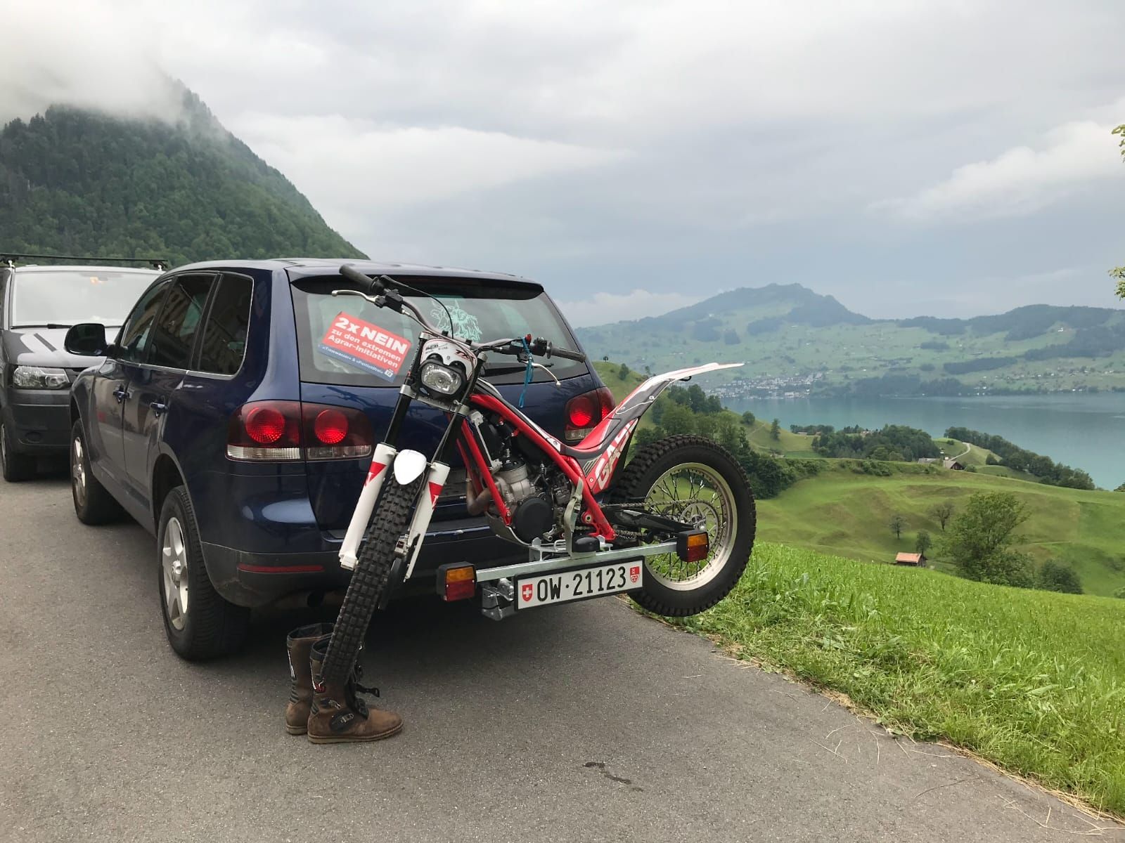 Attelages de remorque: Trial, Motorrad Enduro Halterung – D'occasion à Sachseln par Furner94 4