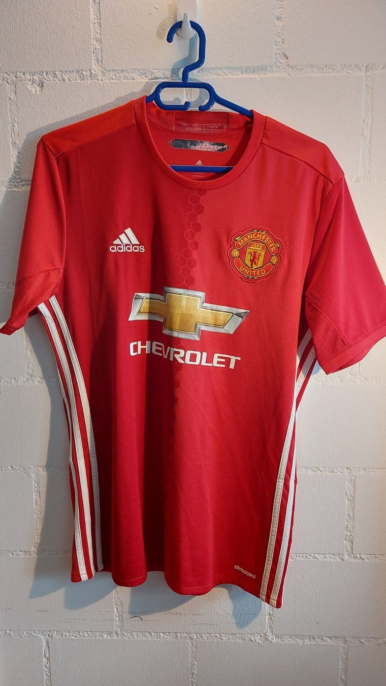 Adidas Canottiere & Pantaloni: Manchester United Trikot 2016/2017 Gr. M – Usato da Hedingen venduto da Turicun25