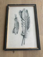 Bild Federn gedruckt - Shabby Chic