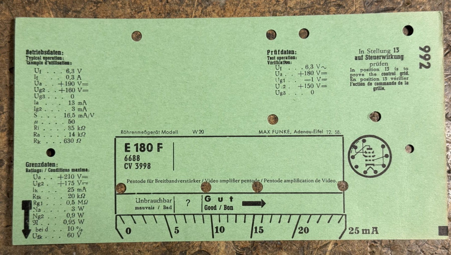 Philips Componenti elettronici: 5 Röhren PHILIPS   E 180 F  SQ – Nuovo (secondo la descrizione) da Ins venduto da funkflieger 5
