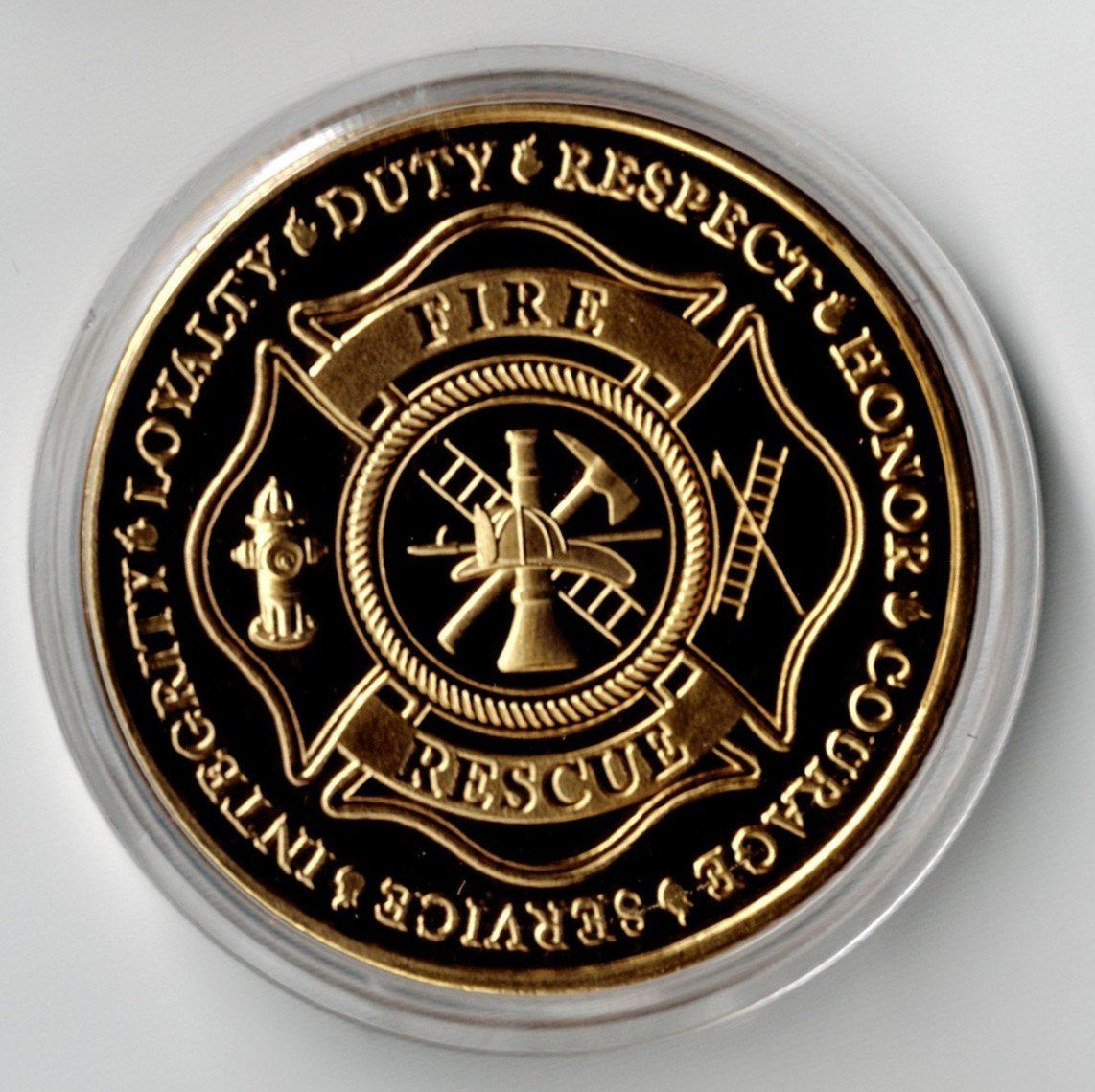 Medaglie: Fire_Rescue_Service_Integrity_Loyalty_Duty_Respect_Medaill 2 – Nuovo (secondo la descrizione) da Hombrechtikon venduto da Fraese01 3