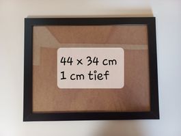 1 Stk. Bilderrahmen NYTTJA IKEA, 44x34cm, Schwarz, Top!