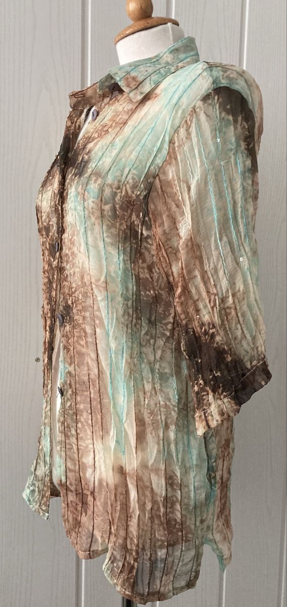 Camicette: Vintage: Les Poissons Paris Bluse Gr. S – Usato da Stetten AG venduto da Hanya 2