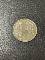 1 Fr. Silbermünze 1955, Helvetia, Selten