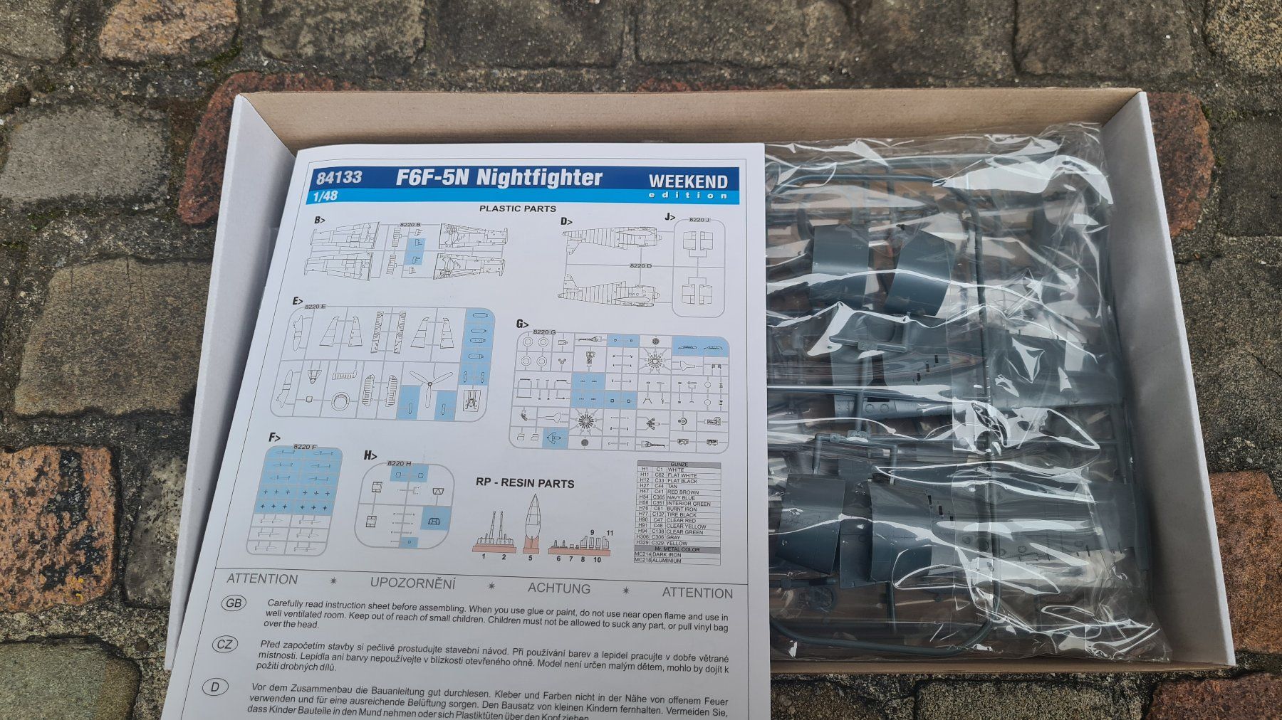 Airfix Kit di modellismo & Modellini statici: 1:48 F6F-5N Hellcat - Eduard 84133 – Nuovo (secondo la descrizione) da Bassersdorf venduto da jackbmw 2