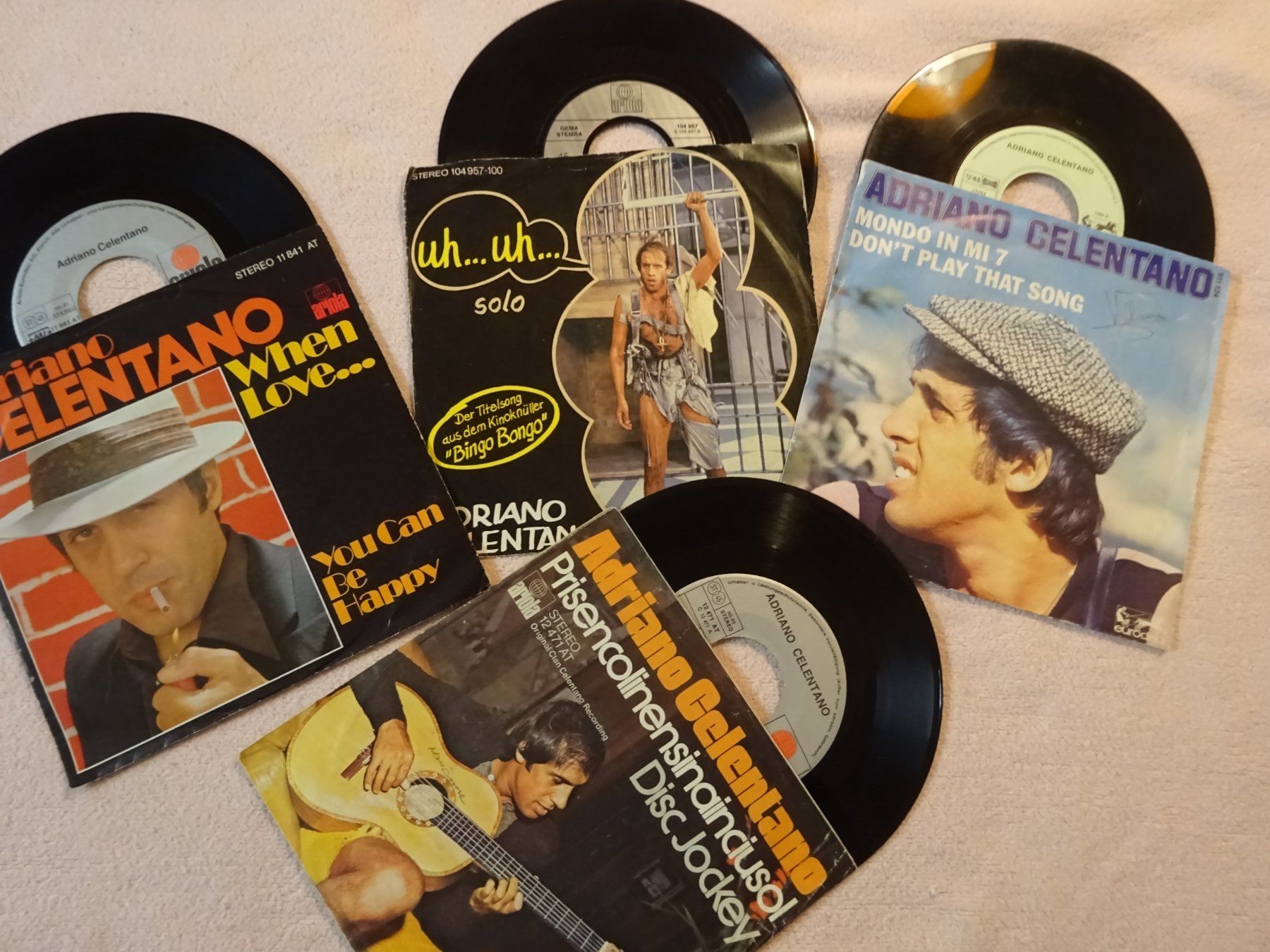 Dischi in vinile: ADRIANO CELENTANO ** 4 TOP TITEL – Usato da Luzern venduto da xrayspex99