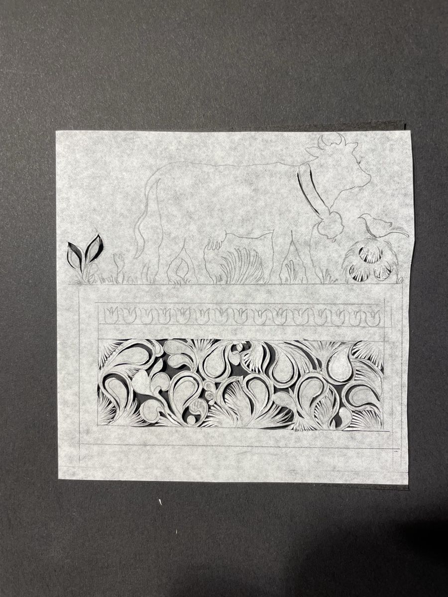 Grafiken & Lithographien: Scherenschnitt – Neu (gemäss Beschreibung) aus Konolfingen von Bern-75 6