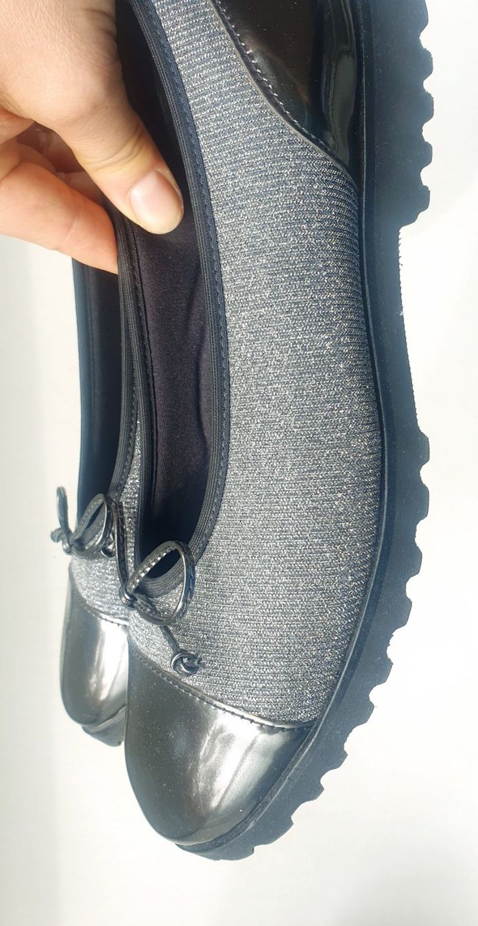 Gabor Scarpe da donna: GABOR BALLERINAS 6 39 LACKLEDER GLITZER LEDER SCHUHE BASIC – Nuovo (secondo la descrizione) da Elsau venduto da the-colorful-side 4