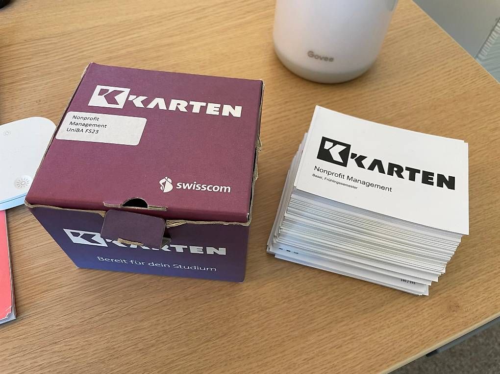 Libri: K-Karten - Non-Profit-Organisation – Usato da Münchenstein venduto da ThomasEglin 1