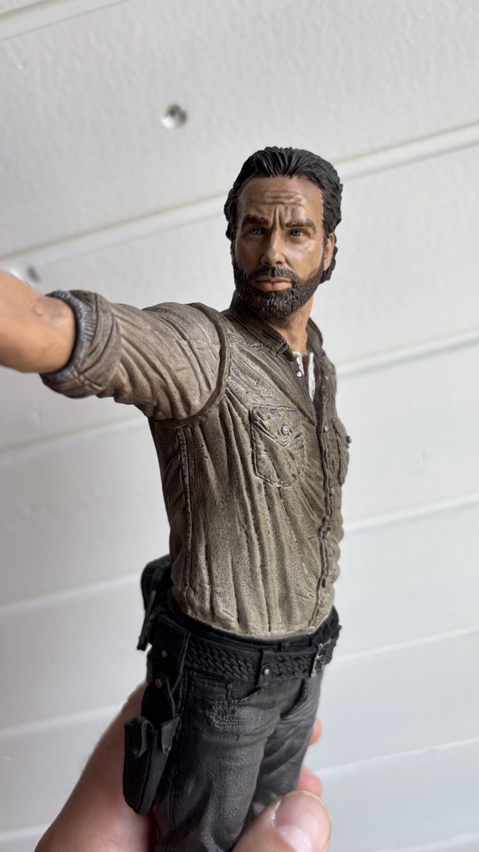 Statuette: The Walking Dead Actionfigur Rick Grimes Selten – Usato da Büren an der Aare venduto da FindyourPops 1