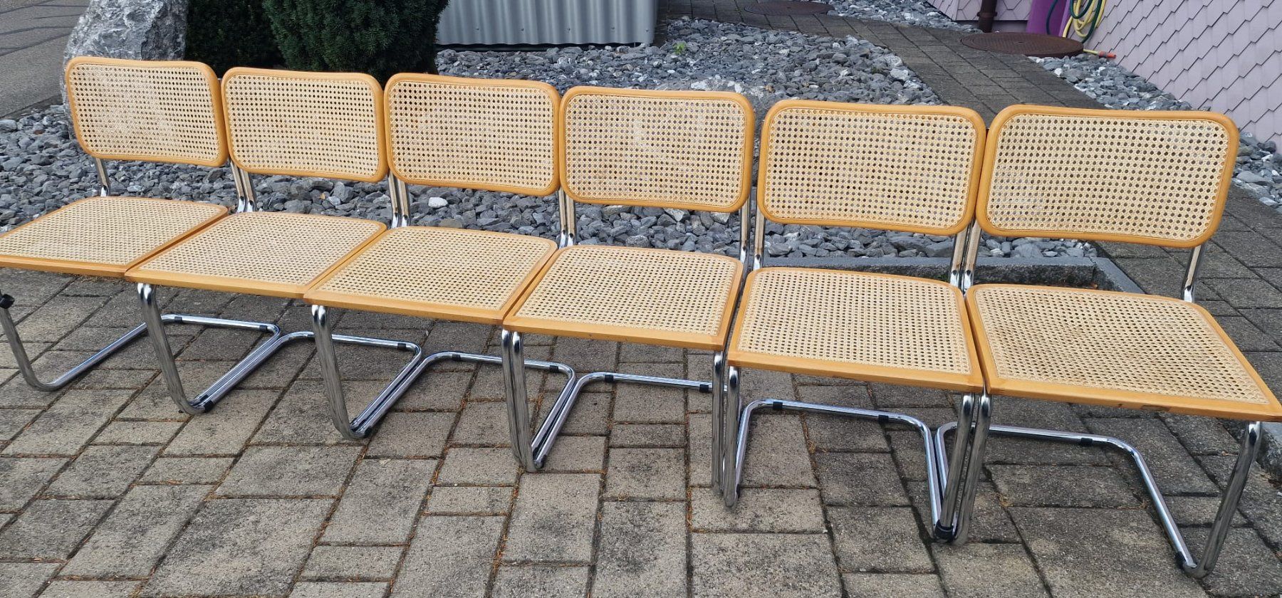 Sedie: Vintage Freischwinger Stühle 6 Stück – Usato da dietikon venduto da Deva64 1