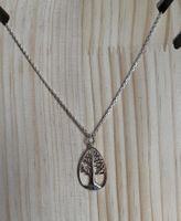 Halskette Silber 925 Anhänger Baum