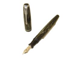 30er J. PARKER VACUMATIC SHADOWAVE Füllfederhalter 14K M