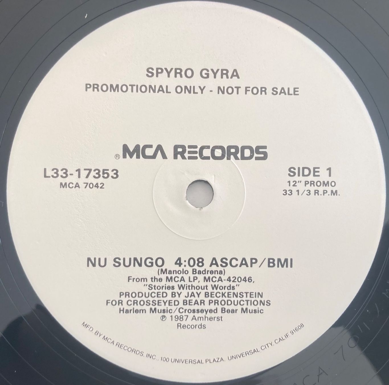Schallplatten: SPYRO GYRA - NU SUNGO / DEL CORAZON – Gebraucht aus Poliez-Pittet von Newtown-Records 2