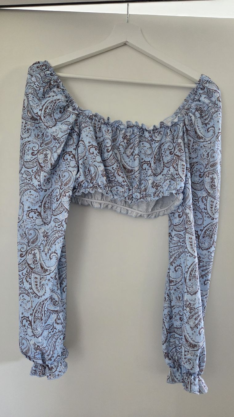 Primark Camicette: Sommerliches Crop-Top Grösse S – Nuovo (secondo la descrizione) da Courgevaux venduto da mel_v6qd 1
