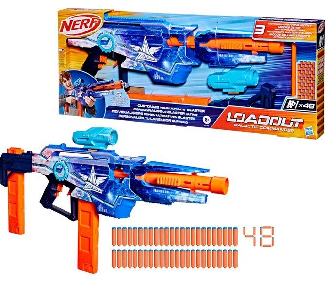 Nerf Giocattoli: Nerf Loadout Galactic Commander 48 Darts N1 – Nuovo e nell'imballaggio originale da Oensingen venduto da Liquidations-Shop