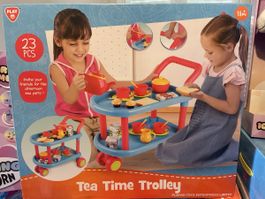 Playgo Tea Time Trolley Set, 23 Pieces, Pretend Play