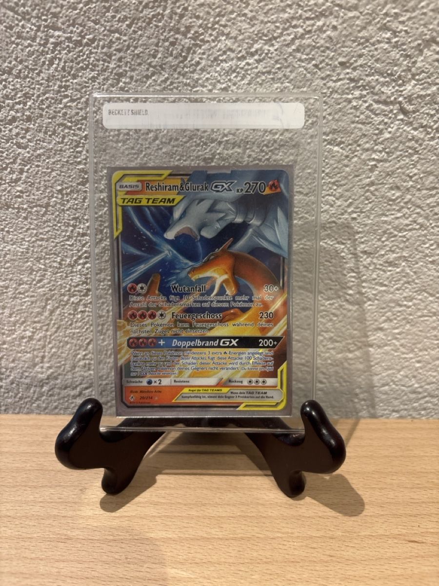 Pokémon Carte collezionabili: Reshiram & Glurak GX - Top Zustand  – Nuovo (secondo la descrizione) da Anglikon venduto da raf_7sml