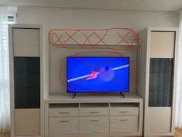 weisse TV-Kommode