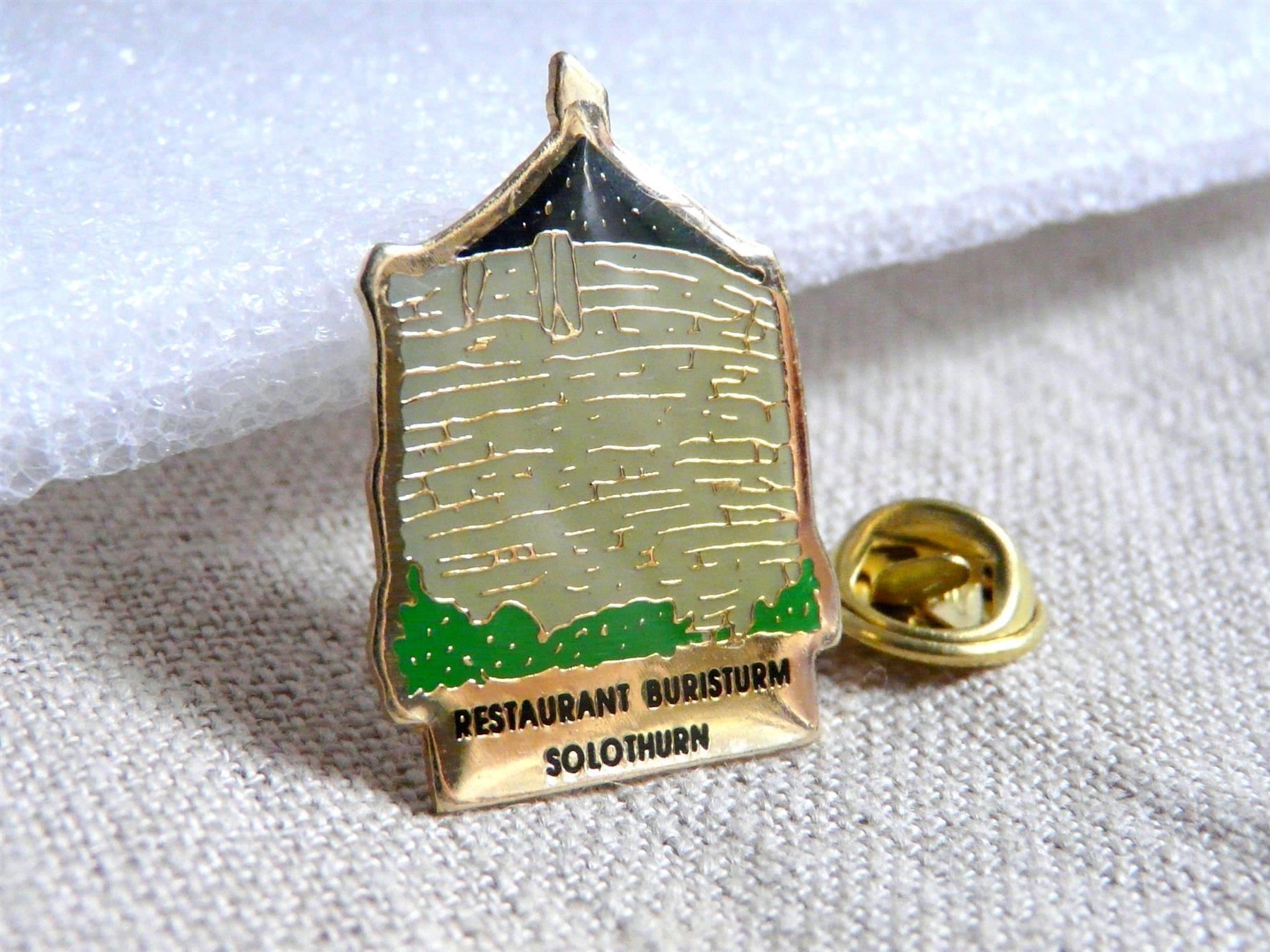 Placchette & Badge: • Restaurant Buristurm Solothurn SO       Pin R1.12 – Usato da Pully venduto da websurfer1 1