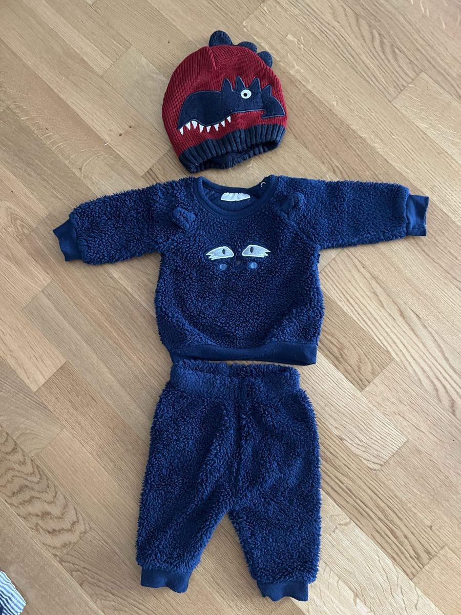 Lotti & Set di vestiti: Winter Set Gr. 62 mit Mütze, Pullover und Hose. Top! – Usato da Neerach venduto da priWalker93