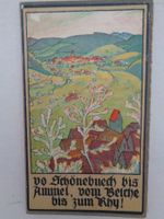 Schüler-Landkarte Baselland 1958