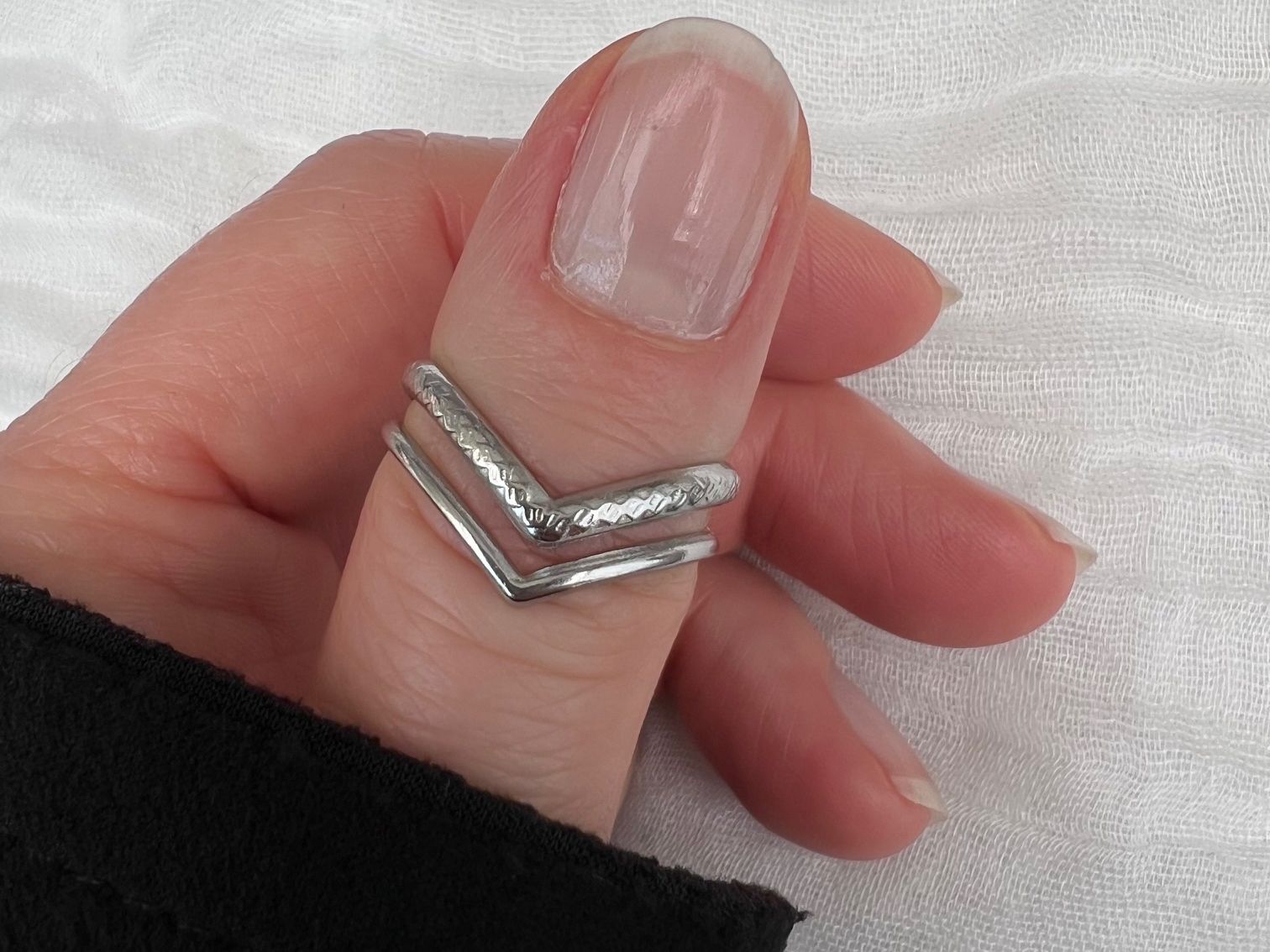 Anelli: Bague en acier inox design – Nuovo (secondo la descrizione) da Pully venduto da sunaddict
