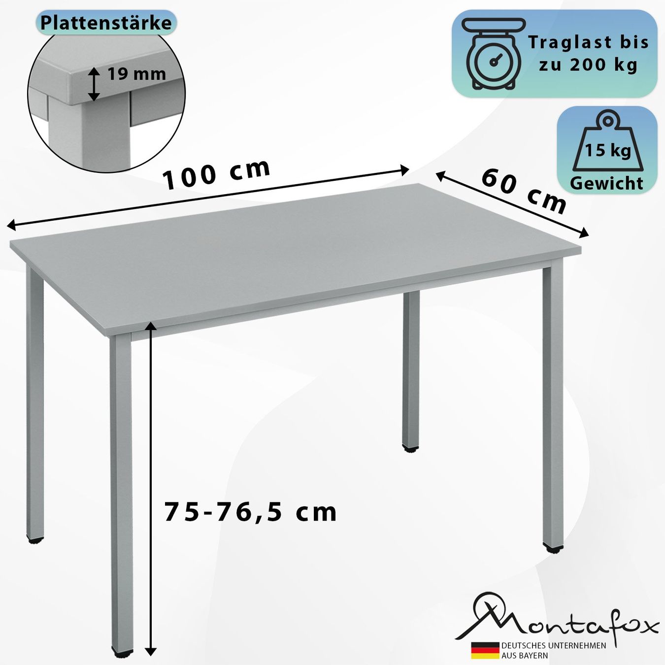 Tische: Tisch/Table 100x60x75cm NEU – Neu und originalverpackt aus Suhr von InterioX 1