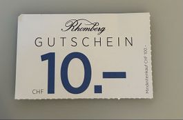 Rhomberg Gutschein 10.-