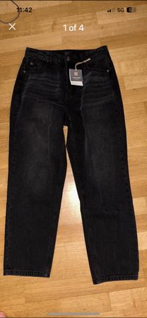 New With Tags MANOR WOMAN Bio Cotton High Waist Jeans 38