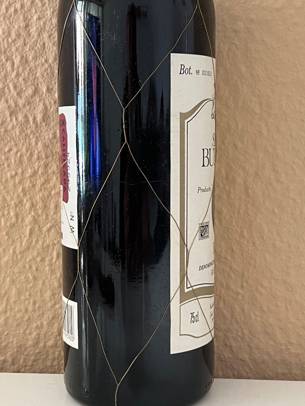 Rioja Vino: RIOJA SENOR BURGUES 1993 – Nuovo e nell'imballaggio originale da Uetendorf venduto da Stoun 5
