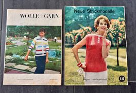 2 x altes Strickheft Meyers Handarbeitsheft / Wolle und Garn