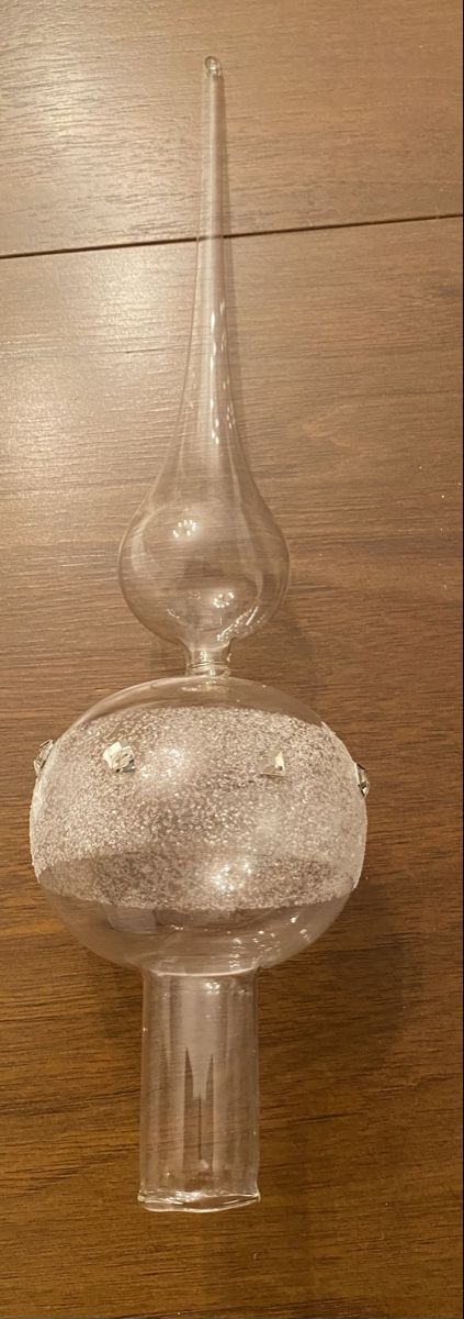 Tutte le decorazioni: Christbaumspitze / Weihnachtsbaumspitze Glas – Usato da Dietlikon venduto da sepiwaku