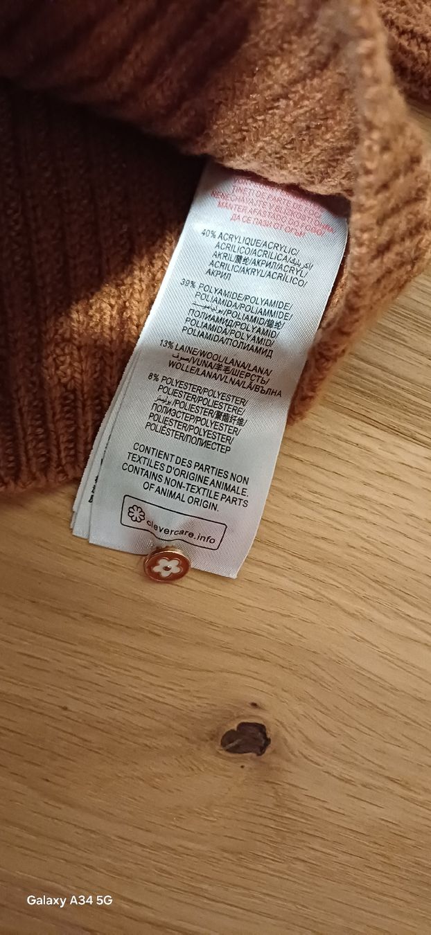 Maglioni & Felpe: Süsse Strickjacke Sergent Major mit Blumenmuster – Nuovo (secondo la descrizione) da Riniken venduto da Lessy- 2
