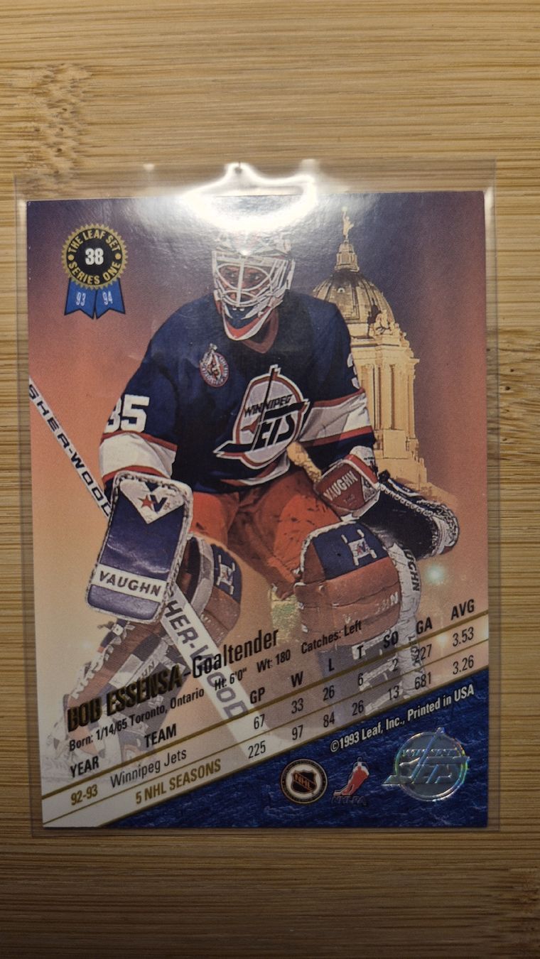 NHL Cartes à collectionner: NHL Bob Essensa Winnipeg Jets – D'occasion à Bellach par IceCards-80 1