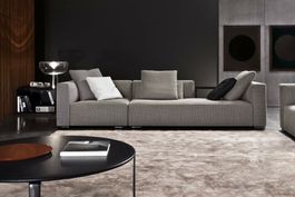 Canapé Sofa Couch Minotti Donovan Design Graphite