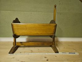 Vintage Wiege Kinderwiege Holzwippe