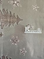 Nappe neuve Beauvillé Chamonix Taupe Neu Tischdecke 220x240