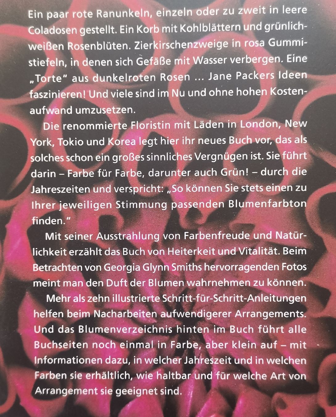 Livres: Farbrausch, Florale Arrangements, Jane Packer – D'occasion à Uerikon par pink_flamingo 2